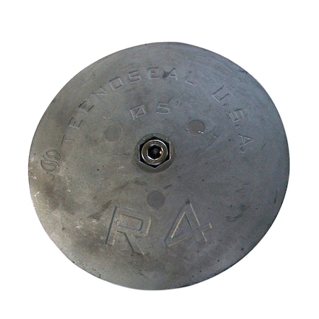 Tecnoseal R4 Rudder Anode - Zinc - 5" Diameter x 5/8" Thickness R4